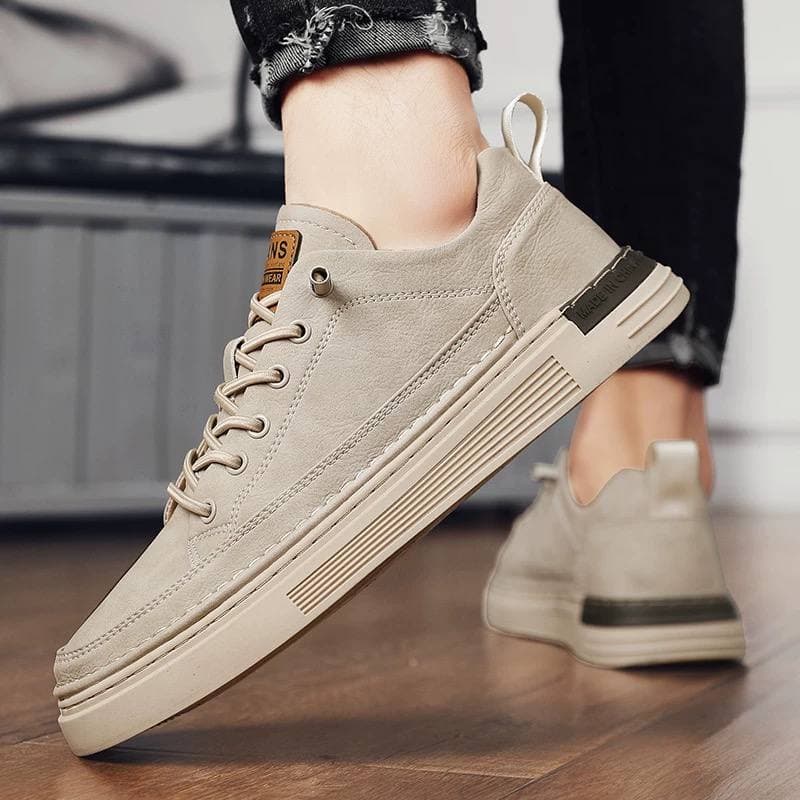 کفش ونس مردانه خاکی khaki mens sneakers