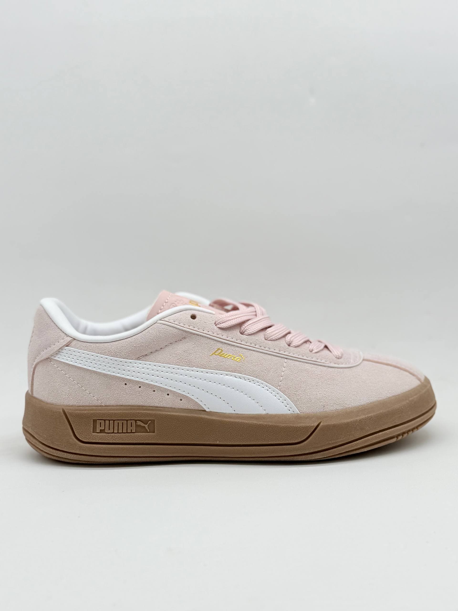 کفش پوما کلاب صورتی سفید Puma club Pink White Shoes