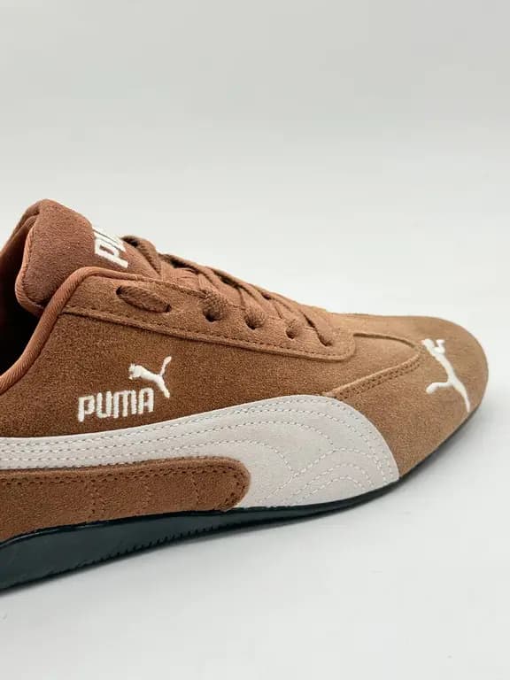 کتونی پوما زنانه قهوه ای Women’s Puma sneakers, brown — تصویر ۳