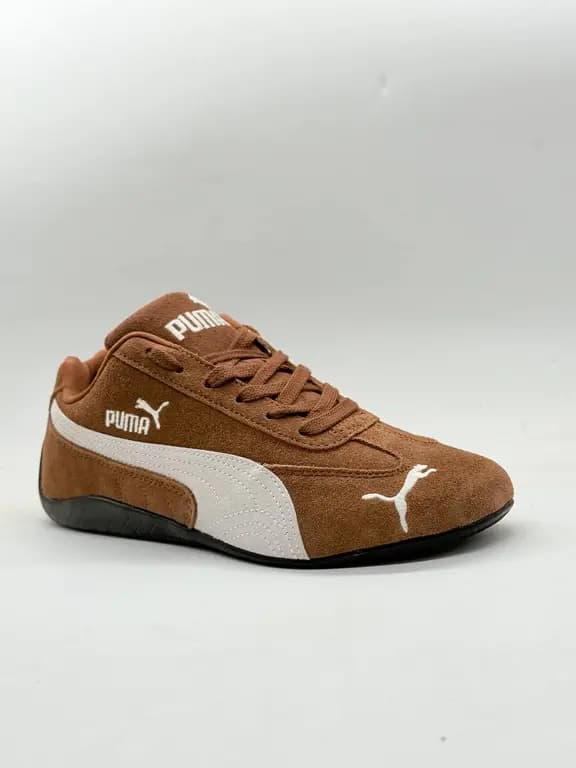 کتونی پوما زنانه قهوه ای Women’s Puma sneakers, brown — تصویر ۲