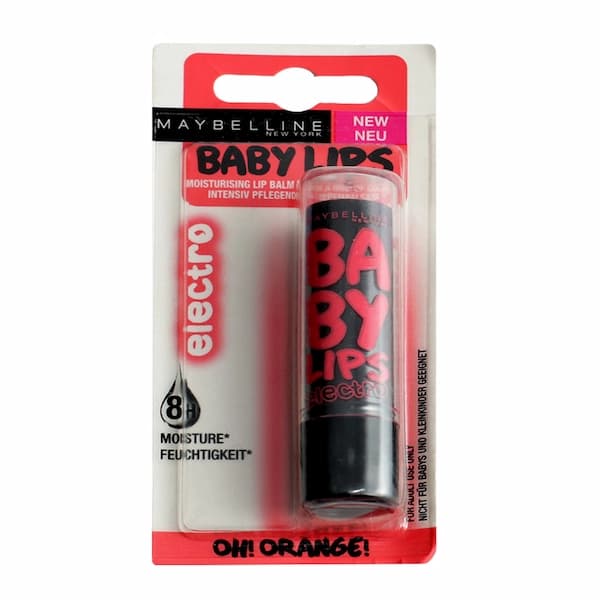 بالم لب Baby Lips Electro میبلین مدل Orange — تصویر ۵