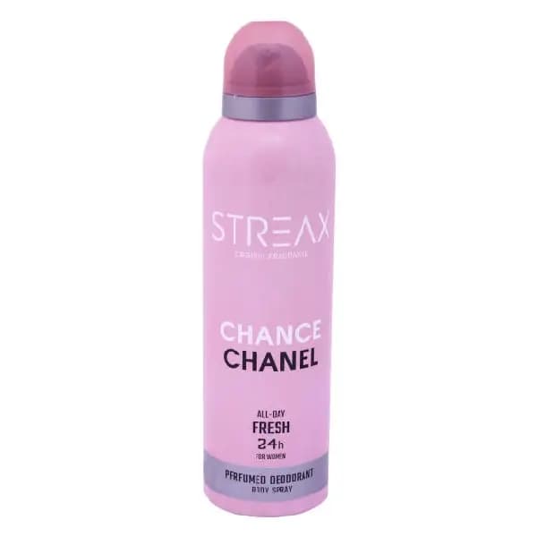 اسپری بدن زنانه استریکس مدل CHANCE CHANEL حجم ۲۰۰ میلی لیتر