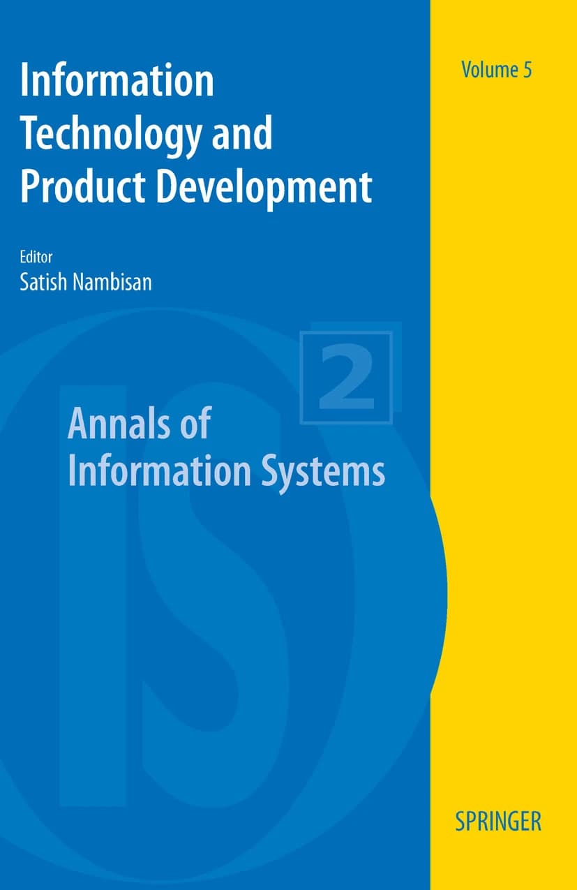 کتاب Information Technology and Product Development (فناوری اطلاعات و توسعه محصول) نسخه انگلیسی PDF | ساتیش نامبیسَن