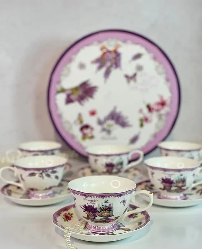 ست فنجان چایخوری 12 پارچه وارداتی کد kit-1287 — تصویر ۲