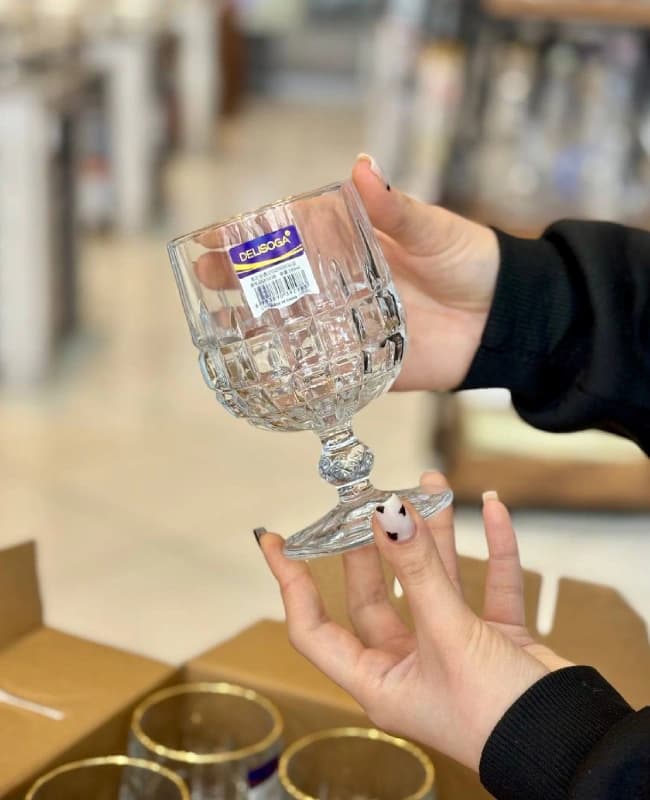 دسر و بستنی خوری لب طلا وارداتی کد KIT-1397 — تصویر ۳
