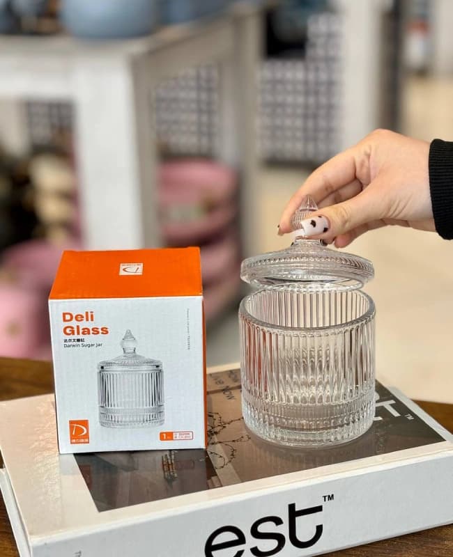 شکلات خوری شیاردار Deli Glass وارداتی کد kit_1394 — تصویر ۲