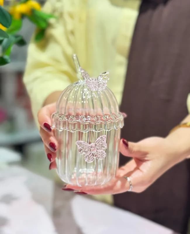 لیوان اسموتی نی دار وارداتی کد KIT-1008_1 — تصویر ۳