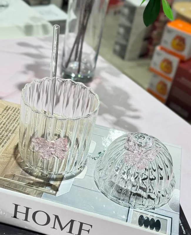 لیوان اسموتی نی دار وارداتی کد KIT-1008_1 — تصویر ۲