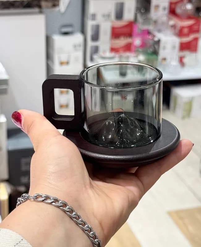 چایخوری پیرکس زیره چوبی کد KIT-2049