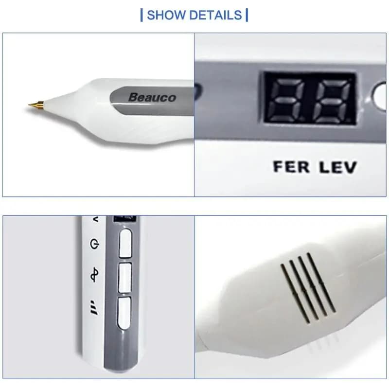 دستگاه پلاسما زیکن برق مستقیم و شارژی برند بایکو BEAUCO PLASMA PEN — تصویر ۶