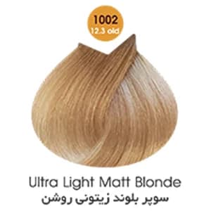 رنگ مو آرتین (ARTIN) کد رنگ 1002 سوپر بلوند زیتونی روشن