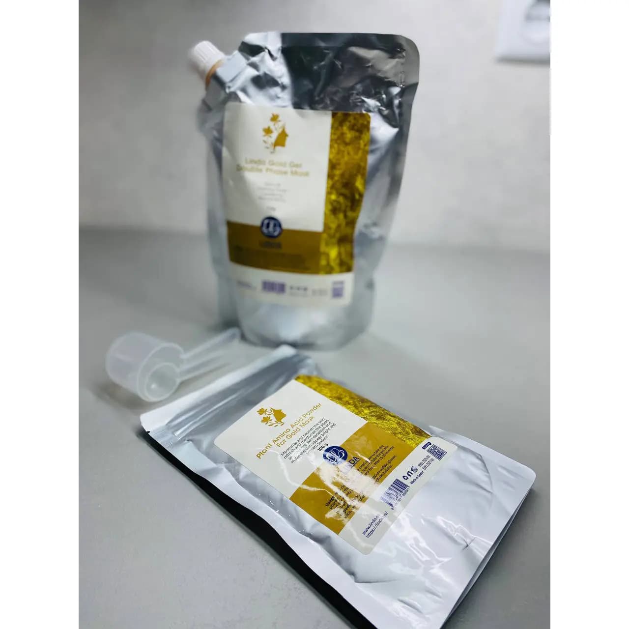 ماسک دوفاز طلا ۲۴ عیار لیندا 1000 گرم — تصویر ۲