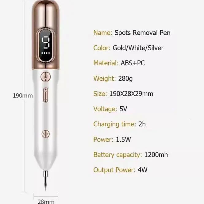 دستگاه خال بردار بیوتی پن 9 قدرته Removal Sweep Spot Pen — تصویر ۴