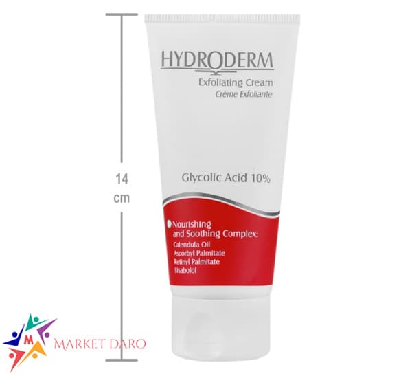 كرم لایه بردار هیدرودرم حاوی 10% اسید گلیكولیک حجم 50 گرم