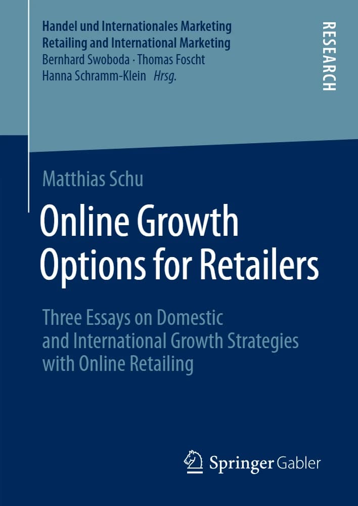 کتاب Online Growth Options for Retailers (گزینه‌های رشد آنلاین برای خرده‌فروشان: سه مقاله درباره …) نسخه انگلیسی PDF | ماتیاس شو