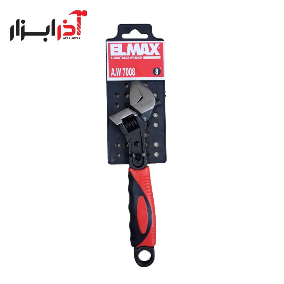 آچار فرانسه 8 اینچ روکش دار A.W7008 المکس