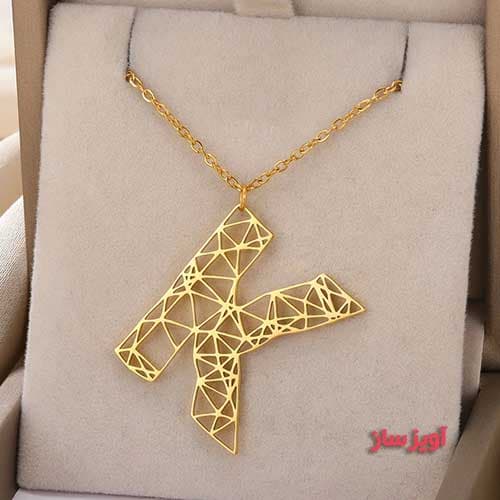 گردنبند حرف انگلیسی K کد 102788