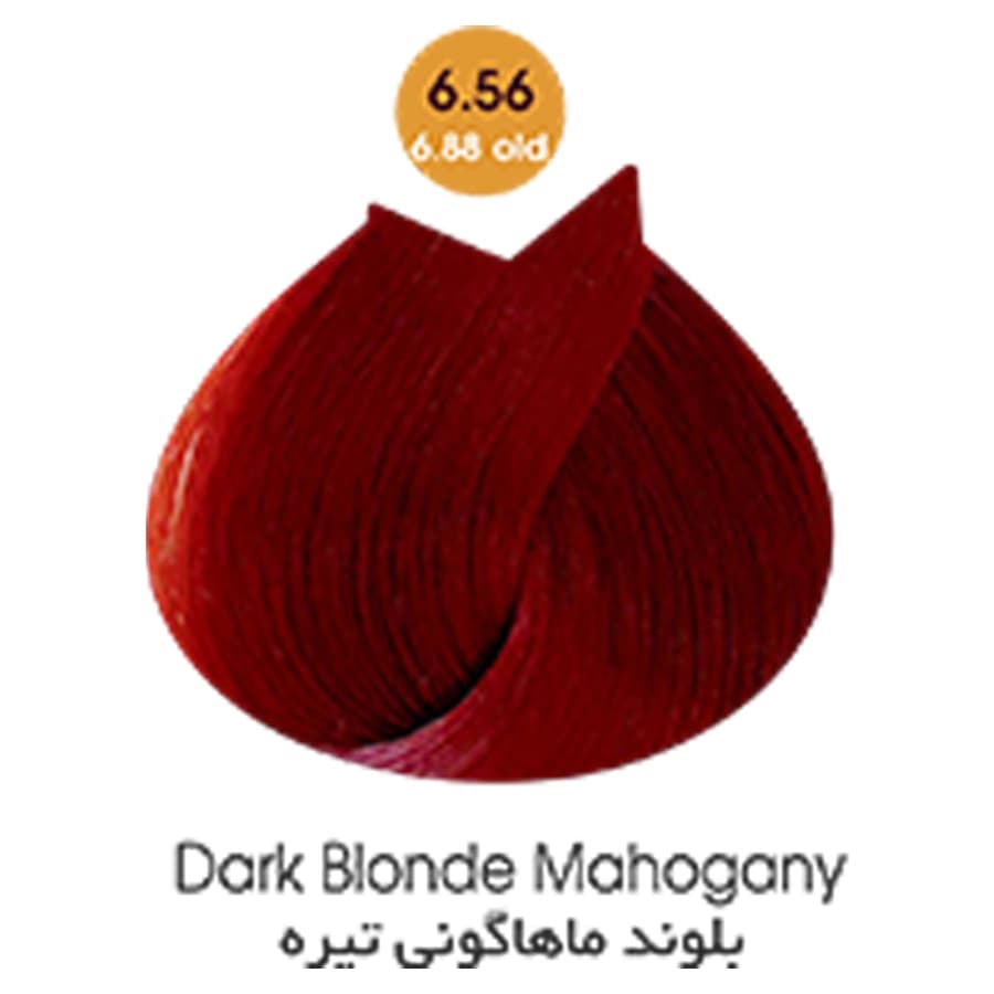 رنگ مو آرتین (ARTIN) کد رنگ 6.56 بلوند ماهگونی تیره