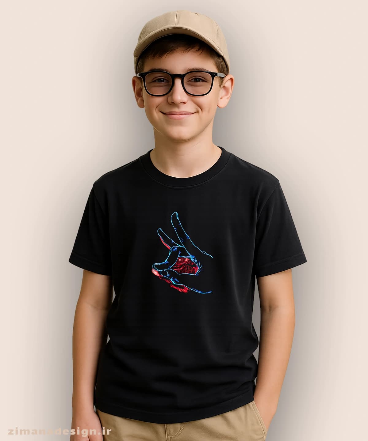 تیشرت بچگانه طرح جوجوتسو کایزن کد 957 — تصویر ۳