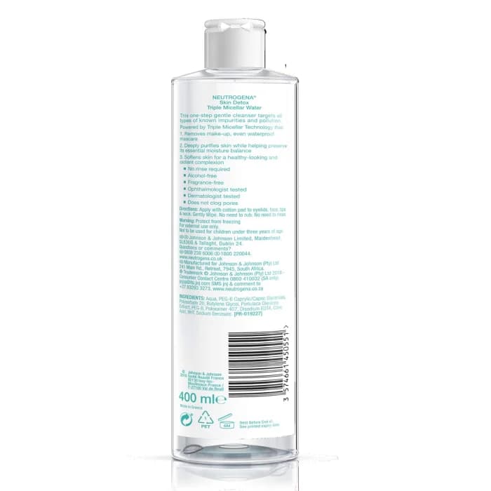 میسلار واتر انواع پوست نیتروژنا Neutrogena — تصویر ۲