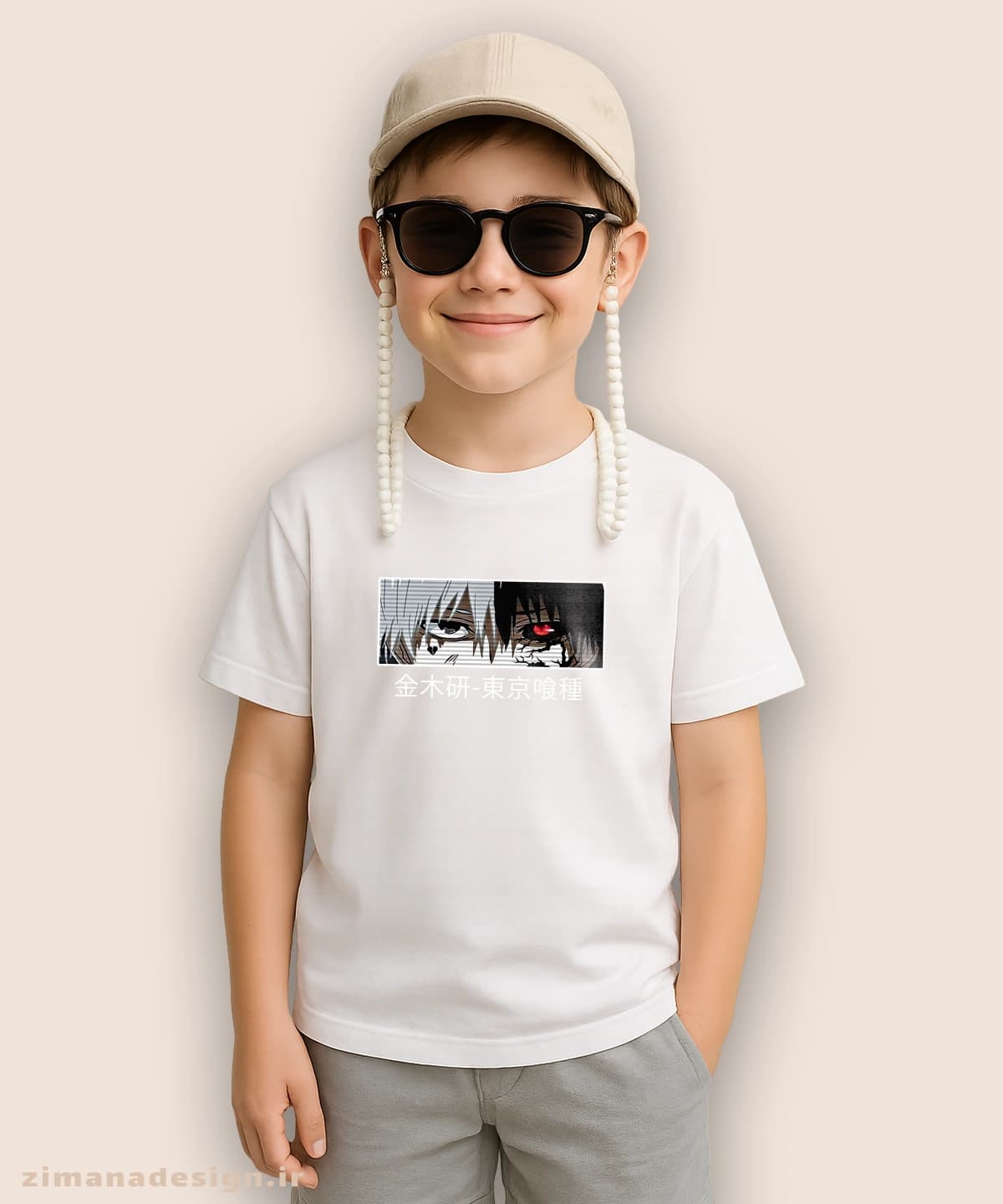 تیشرت بچگانه طرح توکیو غول شخصیت کانکی کد 955 — تصویر ۳