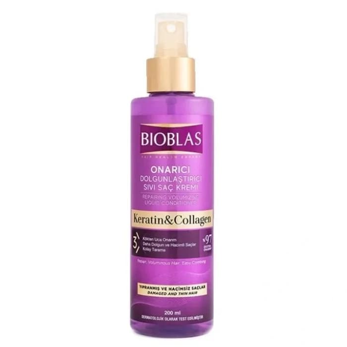 اسپری دو فاز بیوبلاس Keratin & Collagen