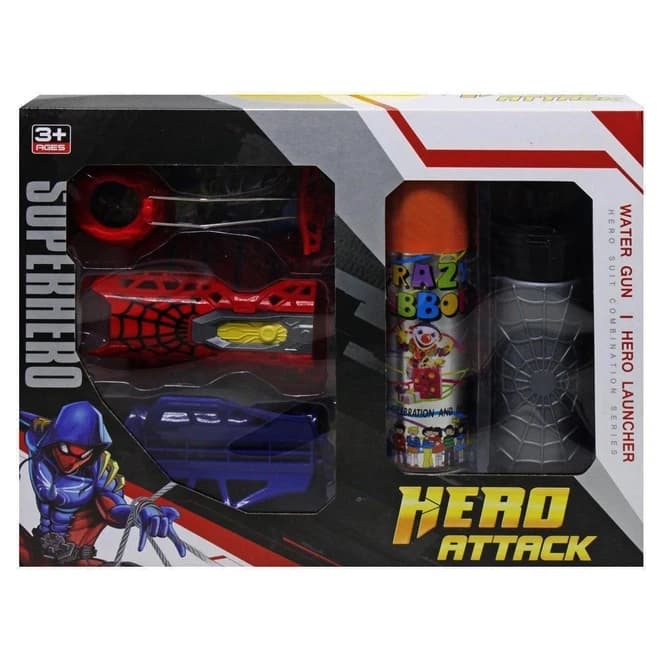 ست دستکش تارانداز و آبپاش مرد عنکبوتی Spiderman مدل 2 در 1 — تصویر ۵
