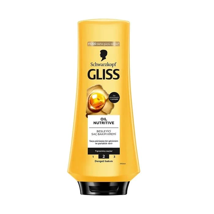 نرم کننده مو زرد گلیس Gliss Oil Nutritive
