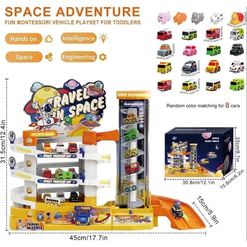 پارکینگ طبقاتی فضانورد مدل Travel in space چهار طبقه آیتم 503/8 — تصویر ۴