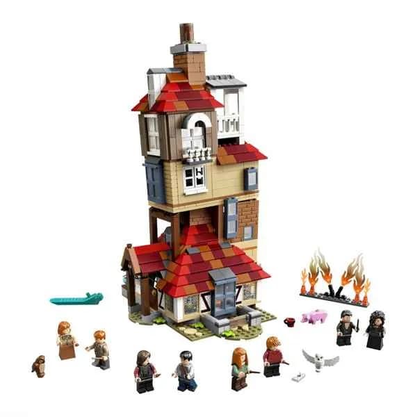 لگو هری پاتر مدل خانه پناهگاه ویزلی ها The Burrow, Weasley family (1079قطعه) — تصویر ۳