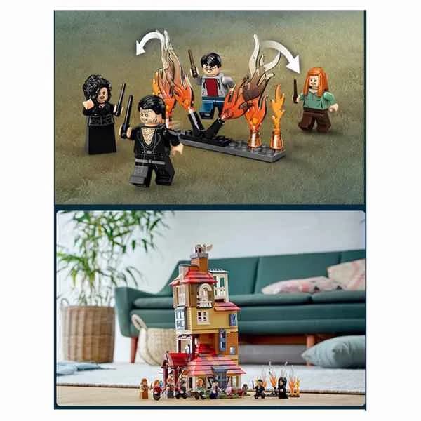 لگو هری پاتر مدل خانه پناهگاه ویزلی ها The Burrow, Weasley family (1079قطعه) — تصویر ۶