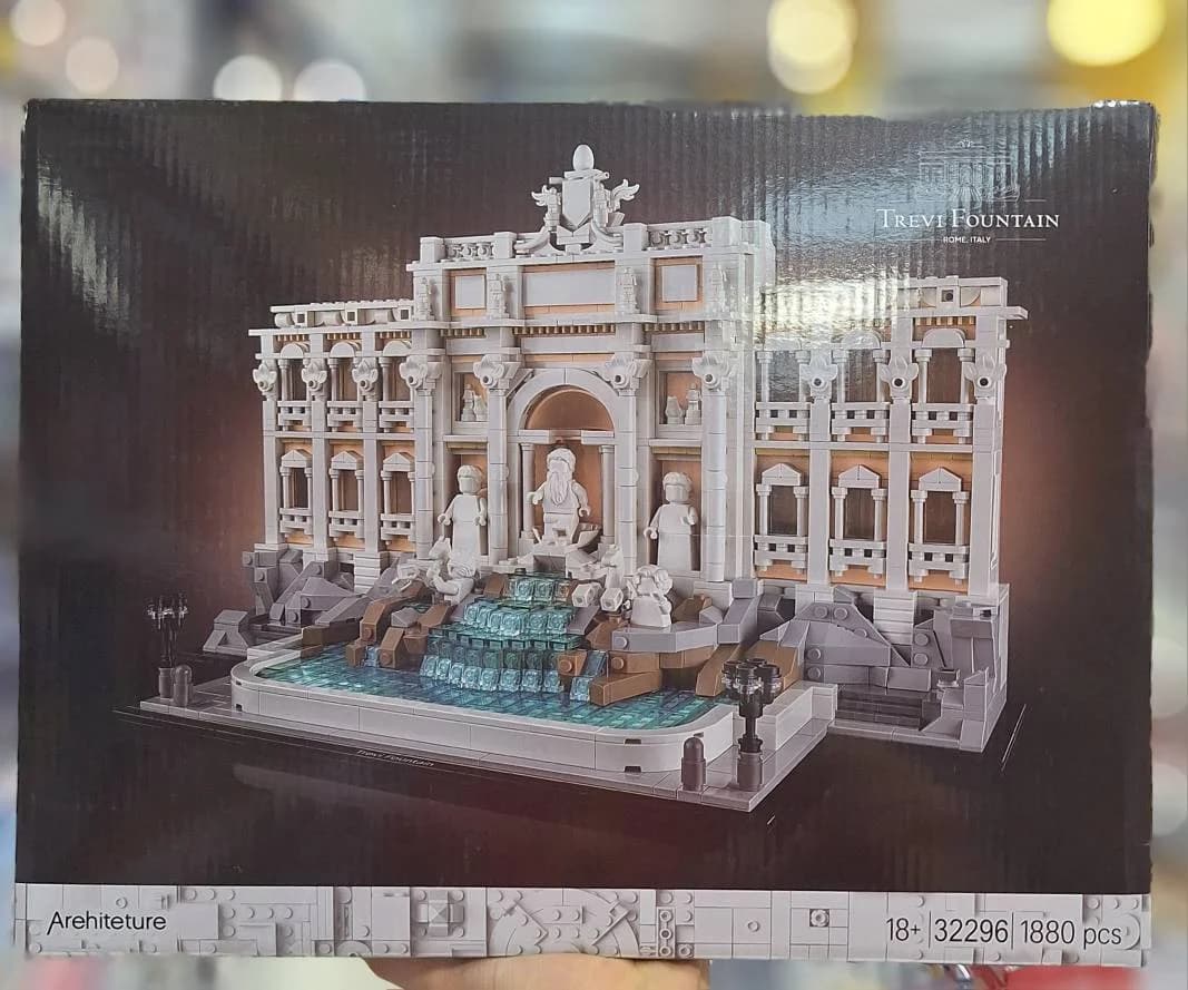 لگو آرشیتکت مدل فواره تروی رم (چشمه عشاق) Trevi fountain (1880 قطعه) — تصویر ۹
