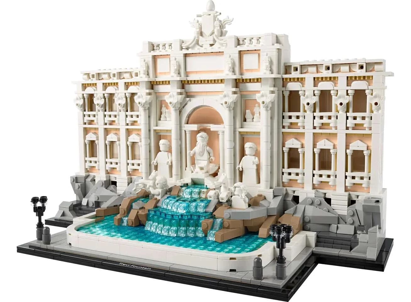 لگو آرشیتکت مدل فواره تروی رم (چشمه عشاق) Trevi fountain (1880 قطعه) — تصویر ۸