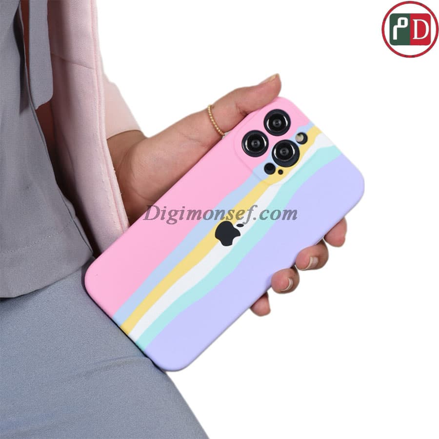 قاب سیلیکون هفت رنگ (پاستیلی) برای آیفون – iphone 13 pro — تصویر ۴