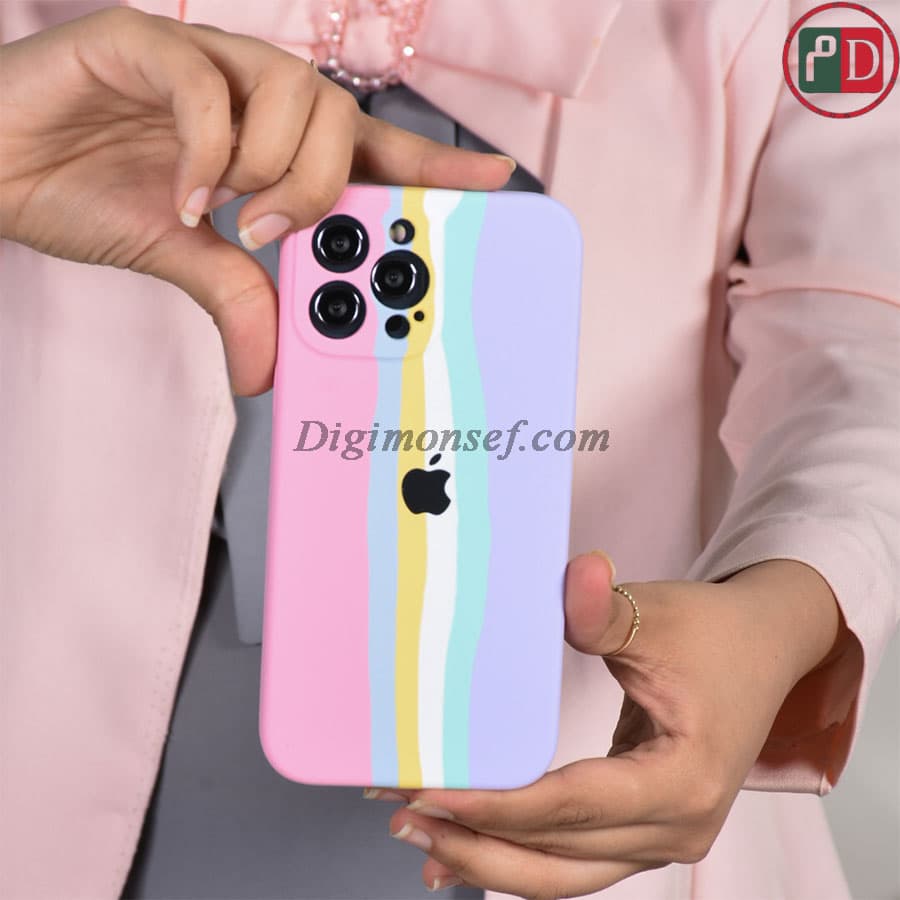 قاب سیلیکون هفت رنگ (پاستیلی) برای آیفون – iphone 11 pro max — تصویر ۳