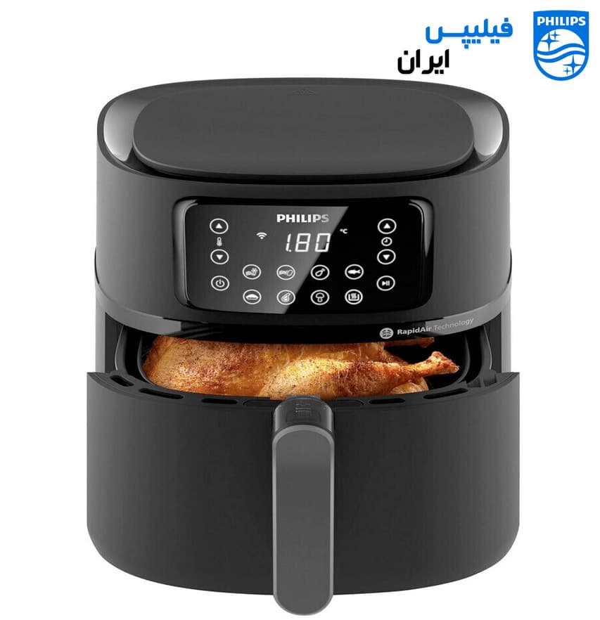 سرخ کن بدون روغن فیلیپس مدل hd9285/96 با تابه گریل