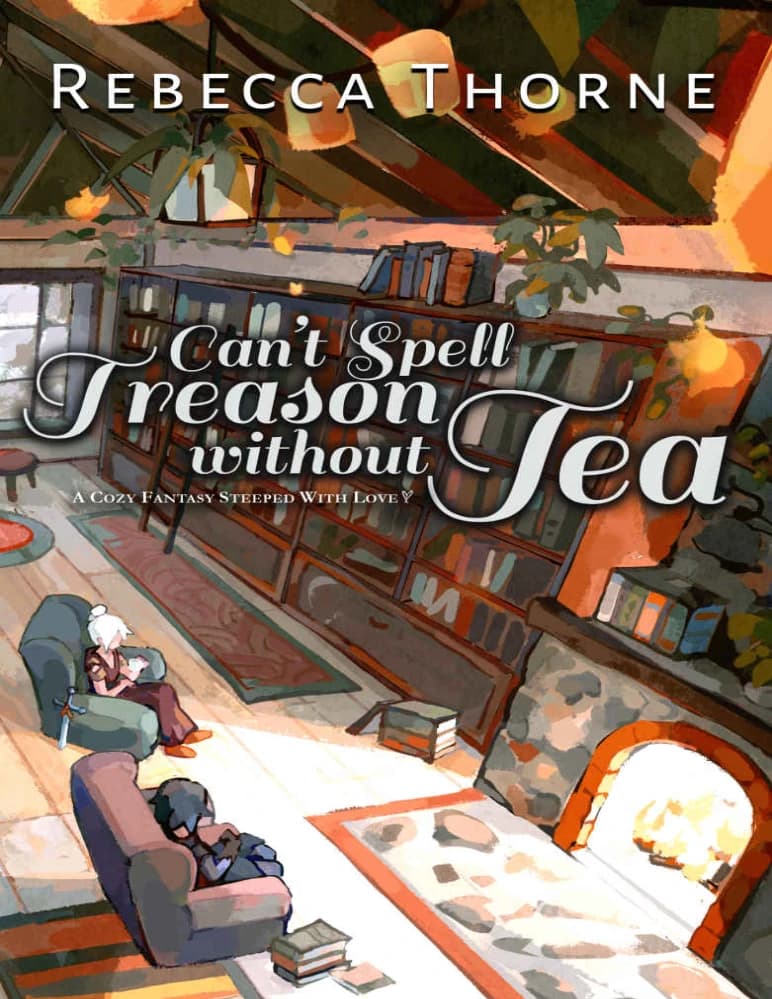 کتاب بدون چای نمی‌توان خیانت را هجی کرد (Can’t Spell Treason Without Tea) نسخه انگلیسی PDF | ربکا ثورن