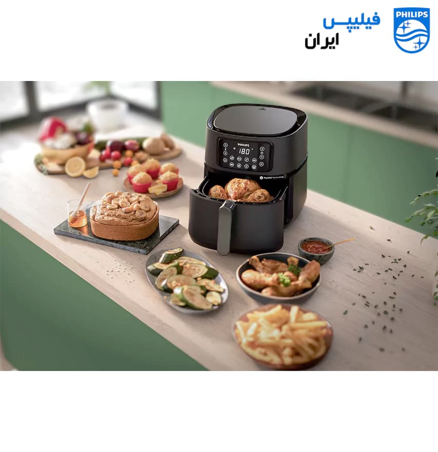سرخ کن فیلیپس مدل HD9285/93 با تابه کیک — تصویر ۵