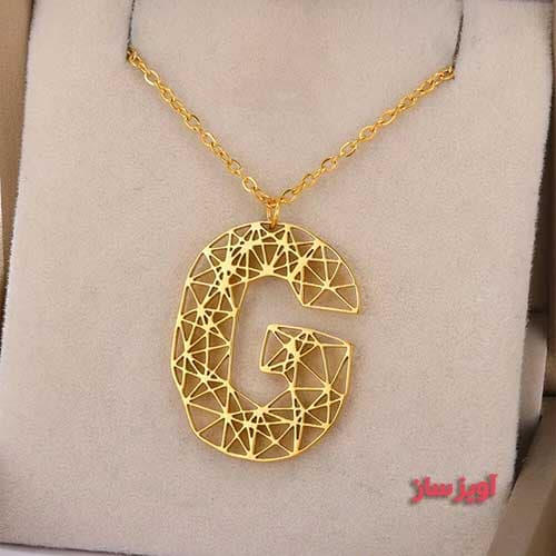 گردنبند حرف انگلیسی G کد 102687