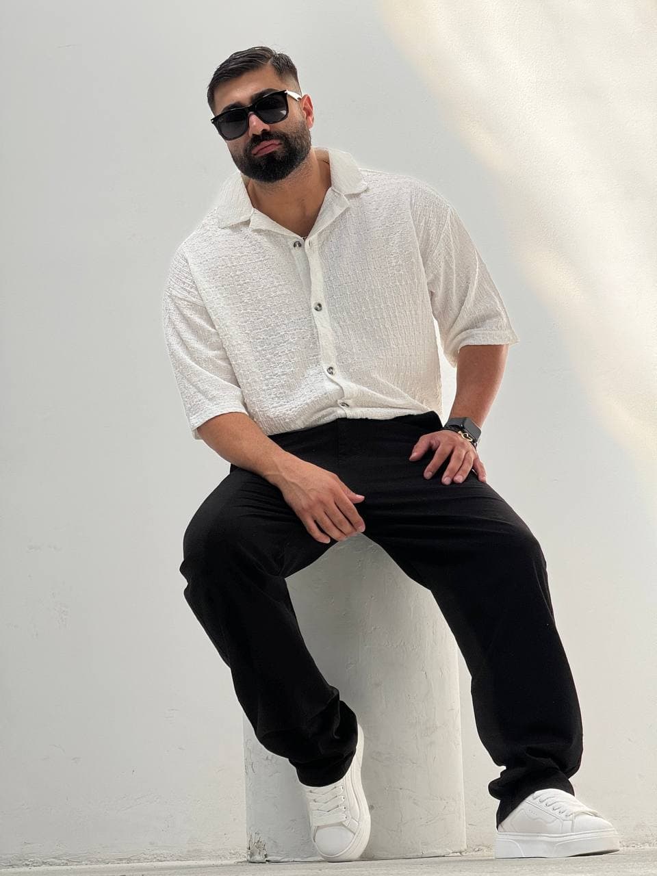 پیراهن ژاکارد زنجیری — تصویر ۳
