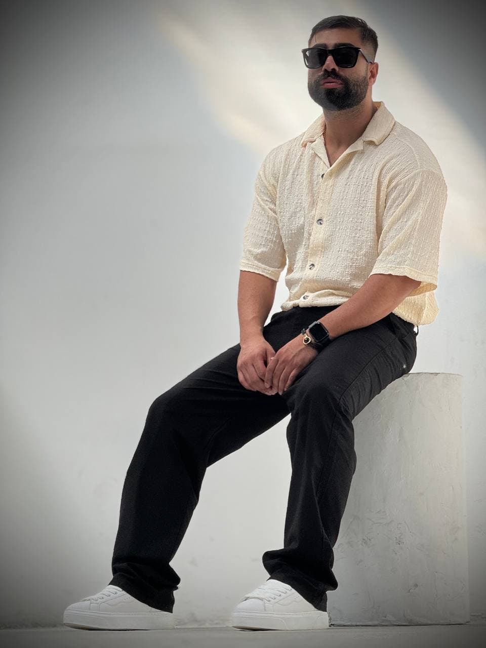پیراهن ژاکارد زنجیری — تصویر ۷
