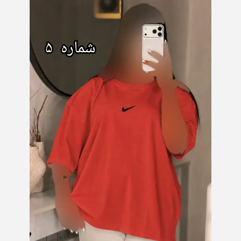 تیشرت باکسی پنترستی لش سوپر پنبه قواره دار — تصویر ۳