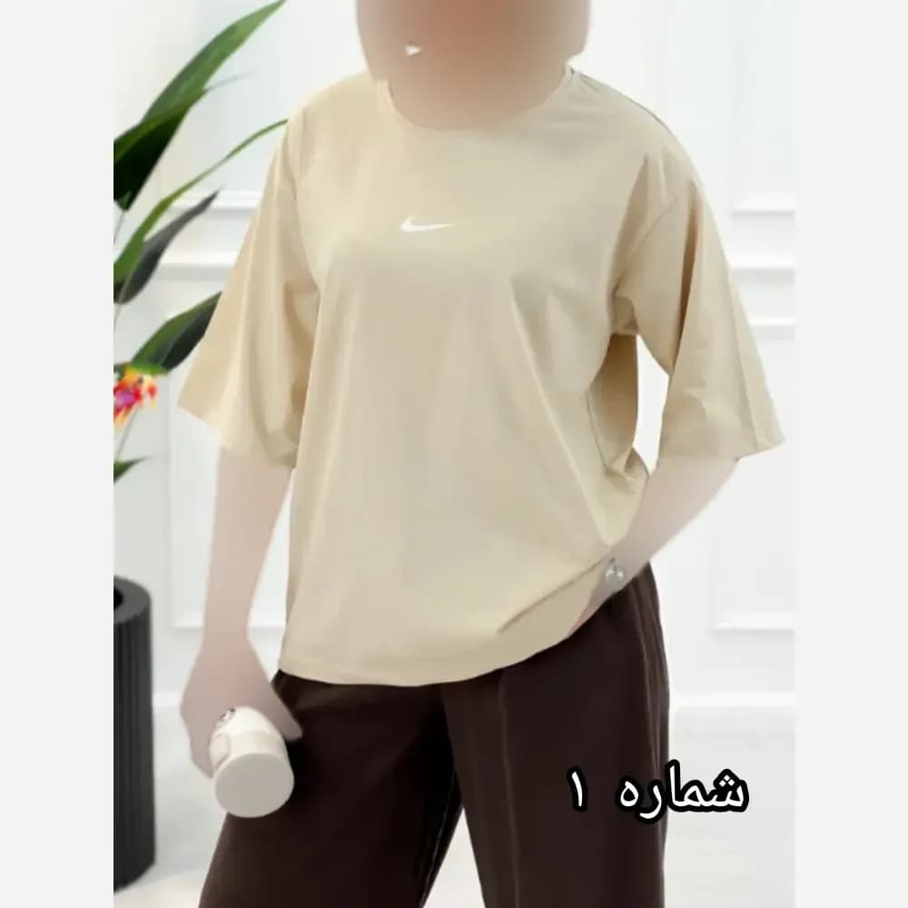 تیشرت باکسی پنترستی لش سوپر پنبه قواره دار — تصویر ۷