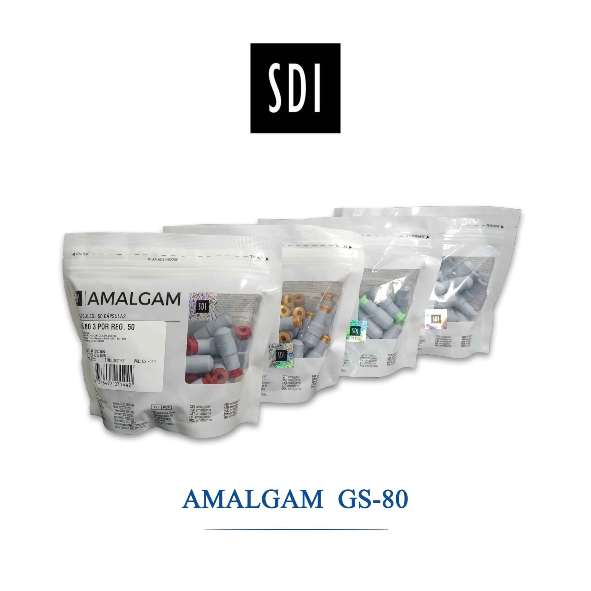 آمالگام کپسولی SDI اس دی ای -AMALGAM SDI GS-80
