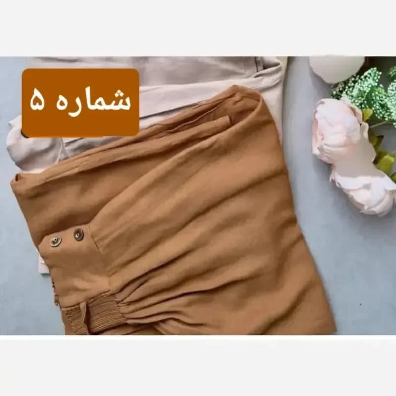 شلوار بگ نخی برماندو قد 107 سانت — تصویر ۲