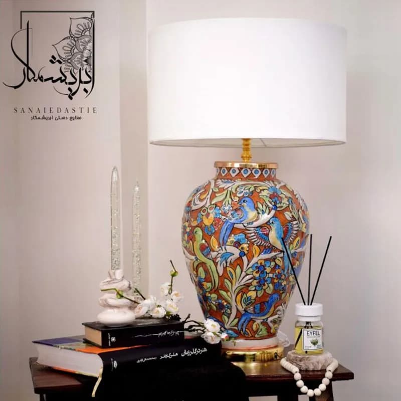 آباژور رومیزی هفت رنگ (عسلی)