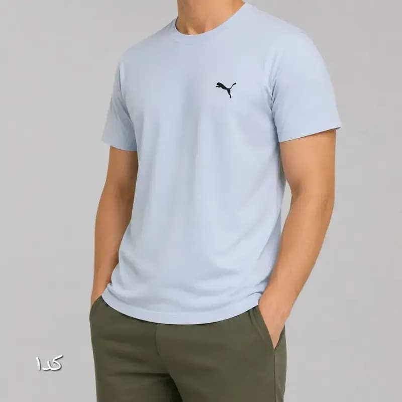 تیشرت مردانه پنبه ساده رنگی سایز L و XL و XXL — تصویر ۳