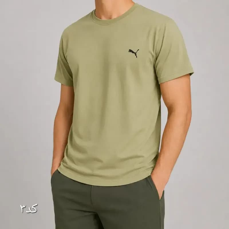 تیشرت مردانه پنبه ساده رنگی سایز L و XL و XXL — تصویر ۵