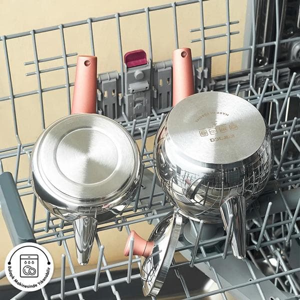 کتری قوری استیل کاراجا مدل Frezya — تصویر ۶