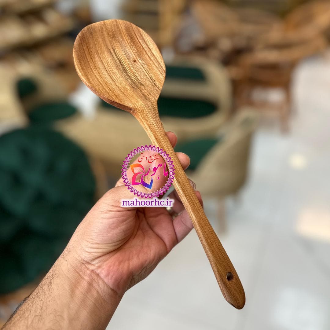 کفگیر چوبی آشپزخانه – کفگیر برنج و ماکارونی